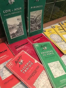French Vintage Michelin Maps and Guides - Imagen 1 de 10