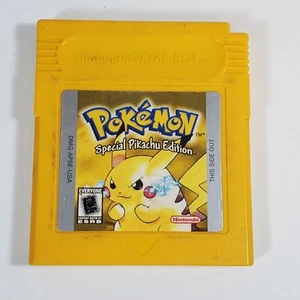 Pokemon Yellow Version Pikachu Edition Nintendo Gameboy Game Cartridge Only - Picture 1 of 8