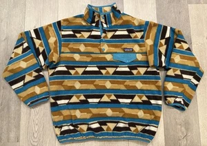 Patagonia Mujer Guatemalteco Tango Tribal T-Snap Synchilla Vellón - Grande - Imagen 1 de 5