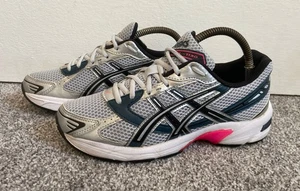 Asics Gel 1130 Damen-Sportschuhe Größe UK 6 Laufen Fitnessstudio Mesh betonschwarz - Bild 1 von 8
