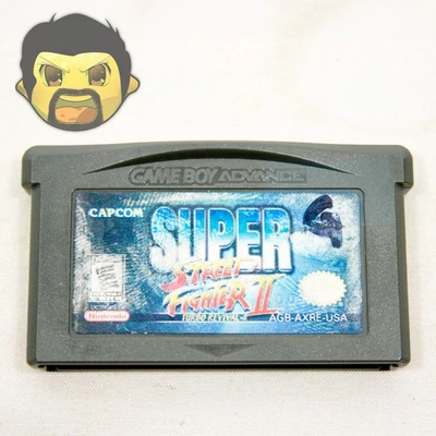 Super Street Fighter 2 Turbo Revival GBA Nintendo Gameboy Advance 2001 Tested - Image 1 of 4