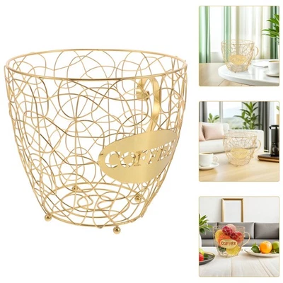  Kaffeepadhalter – Aufbewahrungskorb für Espressokapseln in Eisenbecherform – - Bild 1 von 4