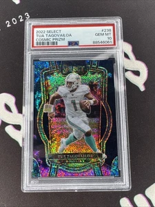 2022 Panini Select Tua Tagovailoa #238 Cosmic Prizm SSP PSA 10 - Picture 1 of 2