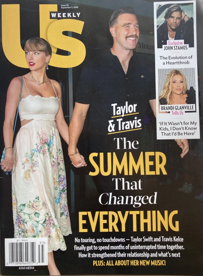 TAYLOR SWIFT & TRAVIS KELCE - September 1, 2025 US WEEKLY Magazine / NEW - Image 1 of 1
