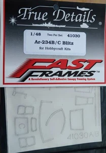 Arado Ar-234 B/C Blitz, Fast Frames, True Details, Scale: 1/48, Kit:41030 - Bild 1 von 1