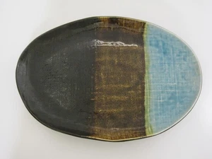 Pier 1 Cassidy große ovale Platte Steinzeug 15,5" x 10,5" - Bild 1 von 4