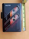 Vtg. Sanyo MGP22 Mini Size Stereo Cassette Player