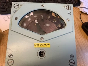 Royal Navy Ships Rudder Angle Gauge. NSN: 6320-99-525-4390. Ex MOD - Picture 1 of 6