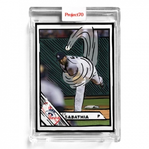 2021 TOPPS PROJECT70 #143 CC Sabathia by Joshua Vides - Picture 1 of 2