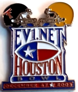 Texas Tech Red Raiders Pins RARE 2003 Texas Tech Houston Bowl Vs. Navy Pin - Picture 1 of 3
