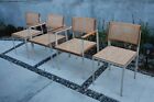 [Rare] Mid-Century Herman Miller George Nelson Angle Iron Dining Chairs Set Of 4
