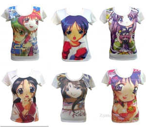 Ladies Womens Japanese Manga Anime Cartoon Boxing Gloves Combat Sport T-shirt - Picture 1 of 9