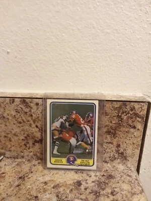 1981 The Fleer Set Denver Broncos The Old High-low Theatment Card #15 - Image 1 of 2