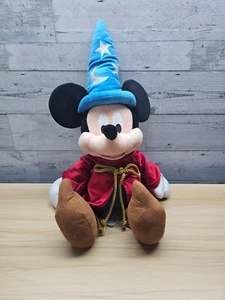 DISNEY STORE MICKEY MOUSE SORCERER'S APPRENTICE FANTASIA PLUSH - Picture 1 of 5
