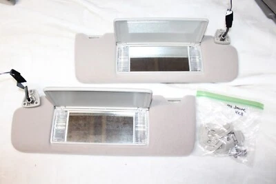 Parasoles Jaguar XJ6 XJ8 95-99 con clips de parasol luces grises limpias Foto 1 de 4