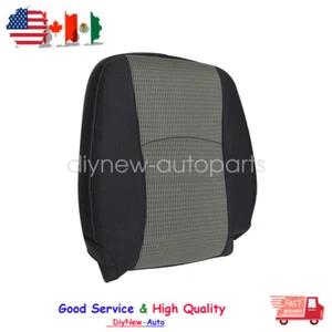 Driver Top Lean Back Cloth Seat Cover Gray For 09-11 Dodge Ram 1500 2500 3500 - Picture 1 of 4
