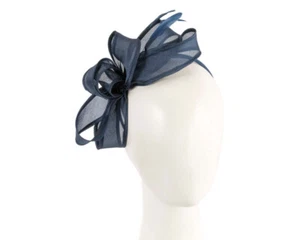 Navy spring racing organza fascinator by Max Alexander. RRP: $99.95 AU Seller - Picture 1 of 5