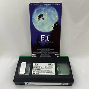 E.T. Der Außerirdische Steven Spielberg VHS seltenes original grünes Band (1982) - Bild 1 von 5