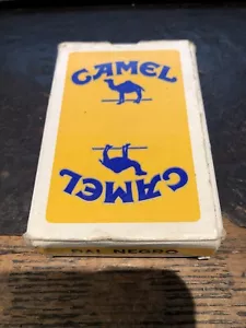 CARTE DA GIOCO CAMEL DAL NEGRO POKER ORIGINAL VINTAGE 80s PLAYING CARDS USED - Picture 1 of 6