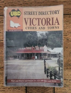 UBD 1994 Victoria State Street Directory Cities & Towns 10th Edition, Paperback - Picture 1 of 15