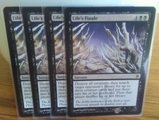 Lot of 4 MTG Magic the Gathering - LIFE's FINALE - Scars of Mirrodin -  *LP*