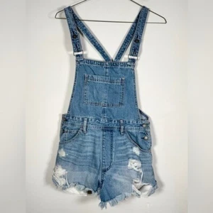 Hollister Damen Größe M Denim Overall Shortalls - Bild 1 von 11