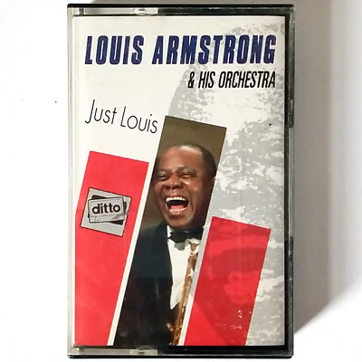 Louis Armstrong - Just Louis (Cassette, 1990 Ditto) Tape 2 Only - Tested - Image 1 of 3
