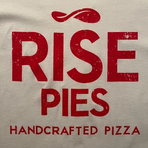 weißes RISE PIES Promo T-Shirt - HANDCRAFTED PIZZA - FUN FOOD FASHION - NEU--(XL) - Bild 1 von 2
