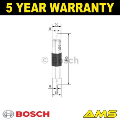 Filtro de combustible Bosch 13321405092 compatible con BMW Serie 3 1995-1999 Z3 1997-2000 3.0 3.2 Foto 1 de 4