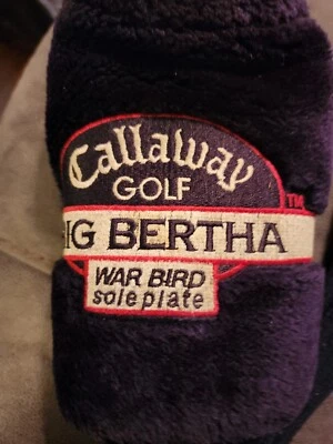 Callaway Golf BIG BERTHA War Bird Sole Plate Head Cover One Wood - Imagem 1 de 4