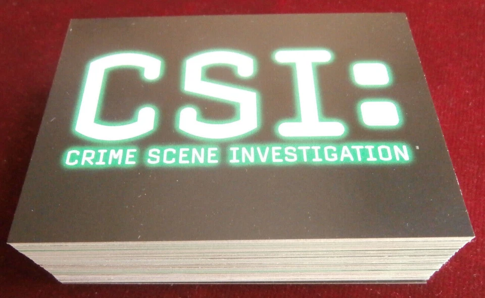 CSI LAS VEGAS - SEASON 3 - COMPLETE BASE SET (72 cards) - Strictly Ink 2006 - Image 1 of 4