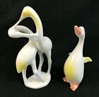Hollohaza Porcelain Birds Cranes Goose Duck Figurines Hand Painted Hungary