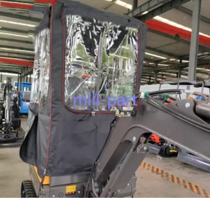 Mini Excavator Car Cover Warm Awning Pvc Windproof For Kubota Sany Customizable - Picture 1 of 11