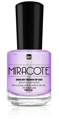 Tratamiento de uñas Duri Miracote 0,61 oz capa superior súper brillante Foto 1 de 4