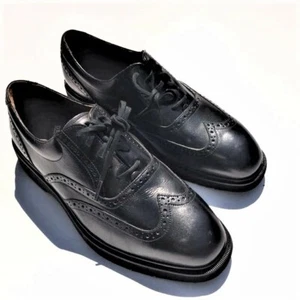 Rockport Men Size 8.5 M Victory Black Oxford Wingtip Dress Shoes comfort DMX New - Picture 1 of 3