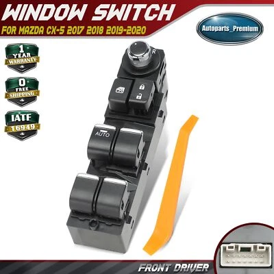Front Driver Master Power Window Switch for Mazda CX-5 CX5 2017 2018 2019 2020 - Image 1 of 4