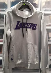 NBA / ADIDAS: LAKERS HOODIE SWEATER PULLOVER, SIZE LARGE / 2014 - GOOD CONDITON. - Picture 1 of 8