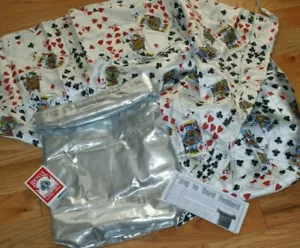 Bag to Card Foulard -- giant size! 44" x 44" colorful card covered TMGS - Picture 1 of 2