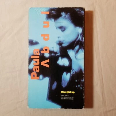 Paula Abdul VHS Music Video Straight Up Documentary Interview Film NOT CD Vinyl - Image 1 of 4