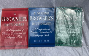 Lot Of 3 A Browser's Dictionary: A Compendium of Curious Expressions & Intr.. - Imagen 1 de 6