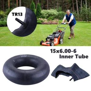 2Pcs 15x6.00-6 Inner Tubes TR13 Valve 15X6-6 for Barrow Carts Tillers Tire - Picture 1 of 8