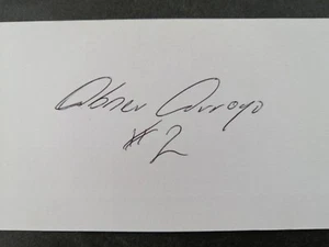 2001 Ft. Wayne Padres: Abner Arroyo, SIGNED 3x5 Card - Picture 1 of 1