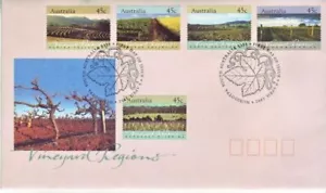 Australian Vineyard Regions (FDI MINT AP FDC) 1992 (CV $4) - Bild 1 von 1