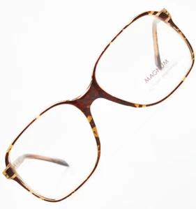 🤓 vintage occhiali MAGNUM F.011 hipsters montatura tartaruga pilo 80s👓Unisex - Imagen 1 de 21