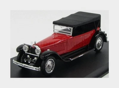 RIO-MODELS 4432 BUGATTI - TYPE 41 ROYALE TORPEDO CABRIOLET CLOSED 1927 - RED BLA - Immagine 1 di 2