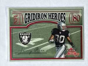 JERRY RICE Oakland Raiders 2004 Fleer Sweet Sigs Gridiron Heroes #3GH NFL HOF - Picture 1 of 2