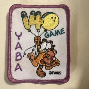 VTG Garfield Pookie PATCH YABA Young American Bowling Alliance 140 Game NEW NOS - Picture 1 of 4