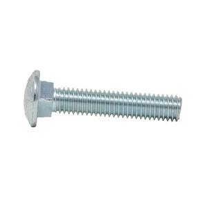 7/16"-14 x 4" Zink Schlittenschraube, Klasse A, Vollgewinde, Stck - 25 - Bild 1 von 4