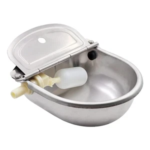 Automatic Cow Drinking Water Bowl, Stainless Steel Feeder Trough Dispenser Wa... - Bild 1 von 7