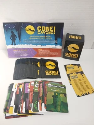 Gone Caving! Card Game Speleology Caves Science 100% Complete Jared Embree  - Image 1 of 4